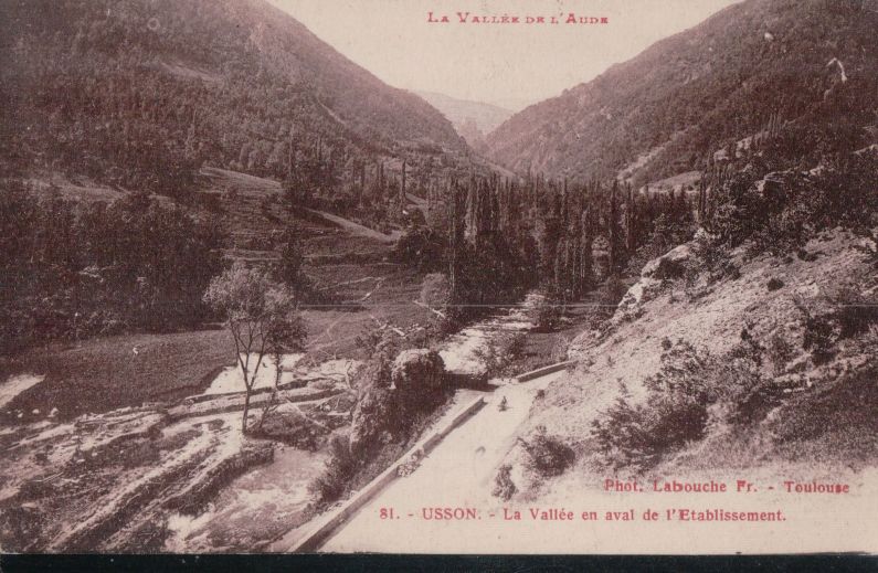 CPA_Thierry_Meynier_Usson la vallée en aval de l'établissement